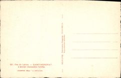 CPA Iles de Lerins Saint Honorat L'ancien monastere fortifie