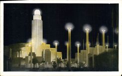 VINTAGE POSTCARD Fair Colonial International of Paris the palate of the metropolitan section