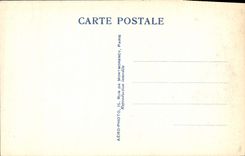 De la VENDIMIA de la POSTAL International colonial favorablemente de la vista del aire de París 1931 una esquina de la exposición