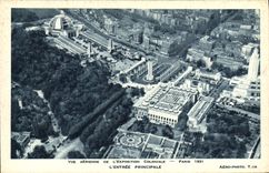VINTAGE POSTCARD Fair Colonial International Of Paris 1931 air Sight Main entrance