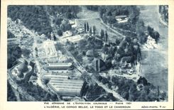 VINTAGE POSTCARD Fair Colonial International Of Paris 1931 air Sight Algeria Belgian Congo Togo Cameroun