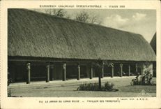 CPA Exposition Coloniale Internationale De Paris 1931 Jardin du Congo Belge Pavillon des transports 