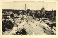 CPA Exposition Coloniale Internationale De Paris 1931 AOF Le palais vu de la section de l'Indochine