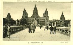 CPA Exposition Coloniale Internationale Paris 1931 Temple d'Angkor Vat
