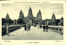 CPA Exposition Coloniale Internationale Paris 1931 Temple d'Angkor Vat