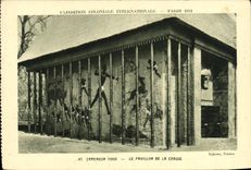 CPA Exposition Coloniale Internationale Paris 1931 Cameroun Togo Le pavillon de la chasse