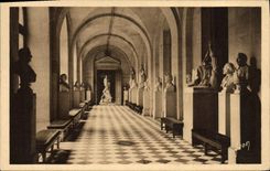 VINTAGE POSTCARD Gallery Of the Busts Right-sided Of the Room Of the Meetings Paris National Assembly