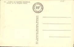 VINTAGE POSTCARD Paris Sainte the Vault Gate Of the High Vault