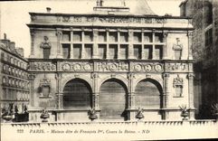 CPA Paris Maison Dite De Francois 1er Cours La Reine
