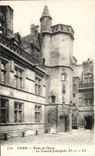 Museo de París de la POSTAL de la VENDIMIA de Cluny la torrecilla principal