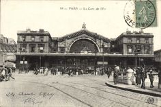 CPA Paris La Gare De l'Est