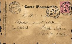 VINTAGE POSTCARD Old Paris the Church And the Notre Dame Square in 1637