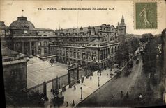CPA Paris Panorama Du Palais De Justice