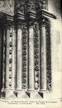VINTAGE POSTCARD Paris Sainte the Vault Detail Of the Porch Of the Loggia Capitals and posts