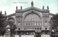 CPA Paris La Gare Du Nord