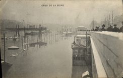 CPA Crue De La Seine Paris 