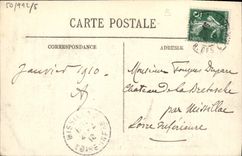 VINTAGE POSTCARD Floods Of Paris the Bridge Of Alma