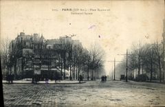 VINTAGE POSTCARD Paris Places Daumesnil