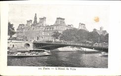 CPA Paris L'Hotel De Ville