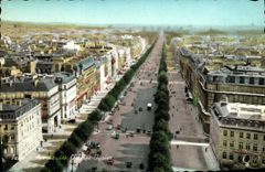CPM Paris Champs Elysees Avenue