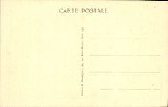 Mercado de París de la POSTAL de la VENDIMIA con las flores en el puente con el intercambio