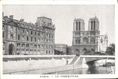CPA Paris Le Prefecture Notre Dame