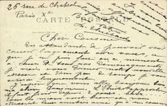 VINTAGE POSTCARD Paris Sainte the Vault Builds On the Order Of St Louis