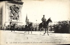 CPA Les Fetes De La Victoire 14 Juillet 1919 Le General Pershing Militaria 