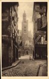 VINTAGE POSTCARD Paris Street Of the Mountain co. Genevieve And Saint Etienne Of the Mount