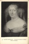VINTAGE POSTCARD Museum Carnavalet Portrait Of the Marchioness De Sevigne Pastel of Nanteuil