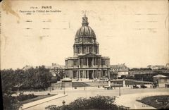 VINTAGE POSTCARD Paris Panorama Of the Hotel Of the Invalids