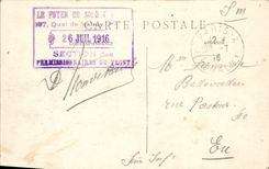 VINTAGE POSTCARD Paris Quay Of the Town hall