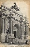 VINTAGE POSTCARD Paris the Large palace Carries Avenue D' Antin