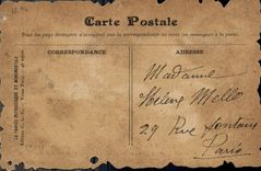 VINTAGE POSTCARD Vieux Paris the Palate Of Roy the ISCED the Bridge With the Millers Thus Calls Because a Mill