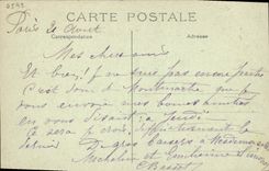 VINTAGE POSTCARD Old Paris the Abbey De Montmartre in 1625