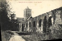 Abadía de la POSTAL de la VENDIMIA del acueducto viejo de Alfalfa