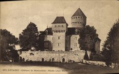 VINTAGE POSTCARD Lovagny Castle De Montrottier Museum Leon Ponds