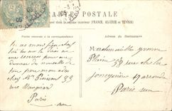 VINTAGE POSTCARD Statue Of Victor Hugo Paris