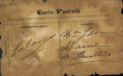 VINTAGE POSTCARD Old Paris the Town hall Of Paris in 1645