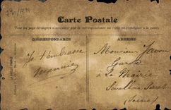 VINTAGE POSTCARD Old Paris the Notre Dame Bridge in 1560