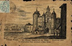 CPA Vieux Paris Le Grand Chastelet en 1620