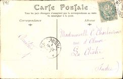 VINTAGE POSTCARD Manners And Habits Of Old Paris Small Fruitiere Time louis XVIII