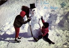 MODERN CARD the Friend Of Snows Children