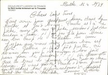 MODERN CARD the Night Fall Ientement On the Herd Sheep