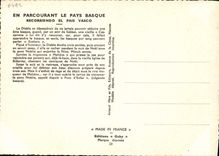 MODERN CARD By Traversing the Recorriendo Pays Basque Feed Vasco of It