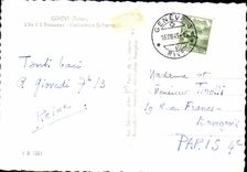 CPM Geneve L'Ile Rousseau Cathedrale St Pierre