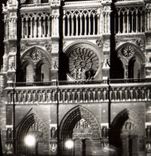 MODERN CARD Paris While Strolling Notre Dame Illuminee