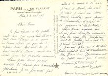 MODERN CARD Paris While Strolling Notre Dame Illuminee