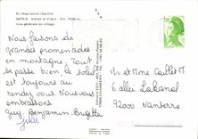 MODERN CARD In Maurienne Albiez the Old man View Of the Village