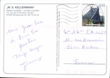 MODERN CARD Kellermann Alsace Cruising Europe Cruising Street Of Division Leclerc Strasbourg